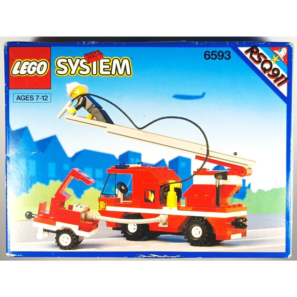LEGO 6593 Town System RSQ911 BLAZE BATTLER, New, See Pics/Description!